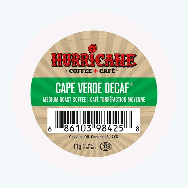 Decaf Cape Verde Coffee Pods