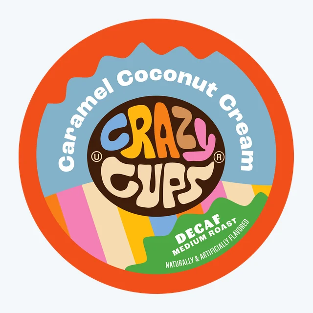 Decaf Caramel Coconut Cream Flavored Coffee Pods