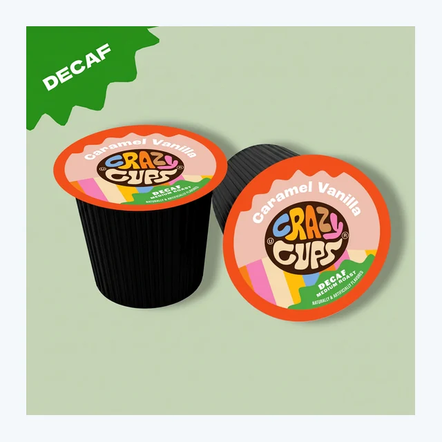 Decaf Caramel Vanilla Flavored Coffee Pods