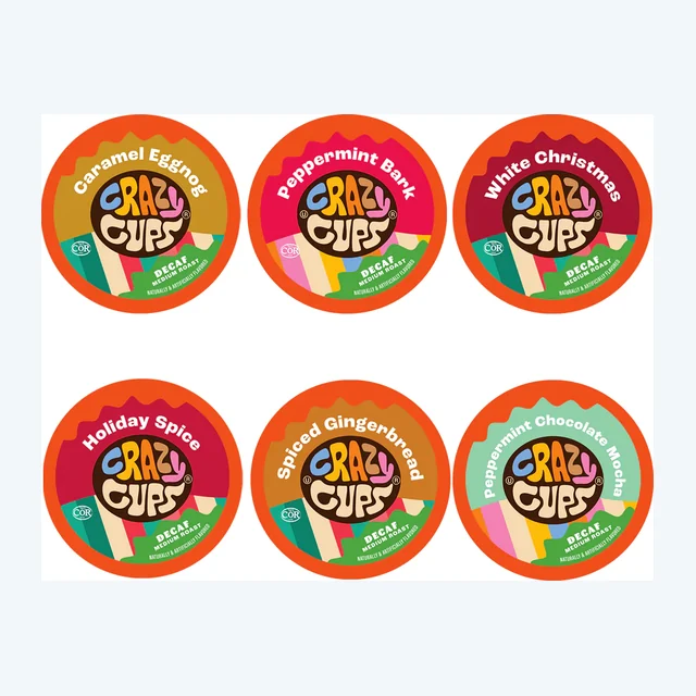 Decaf Holiday Variety Pack Flavored Coffee Pods
