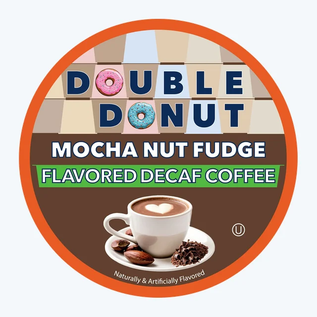 Decaf Mocha Nut Fudge Flavored Coffee Pods