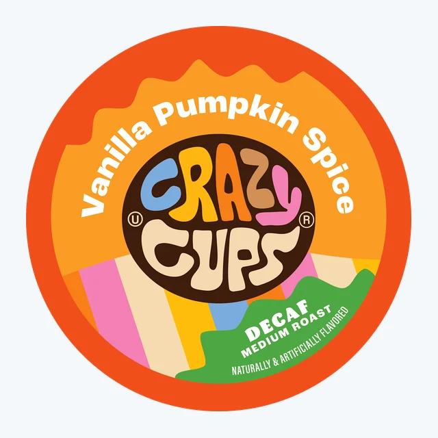 Decaf Vanilla Pumpkin Spice Flavored Coffee Pods