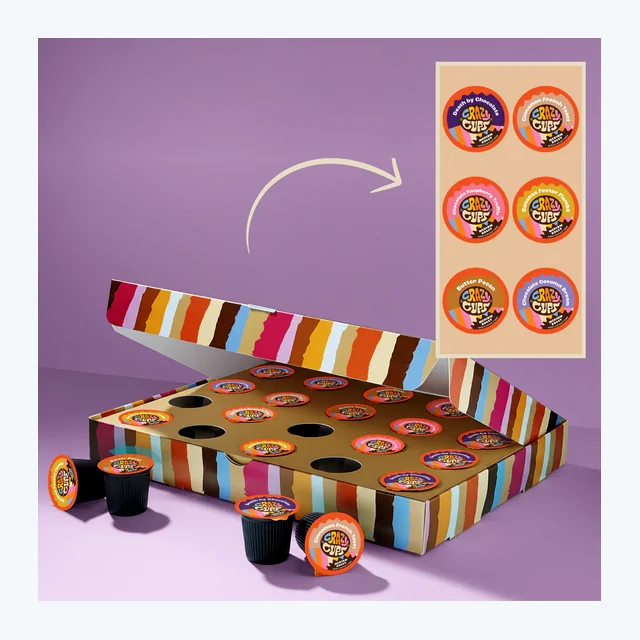 Deluxe Flavored Coffee Pod Variety Pack Gift Box