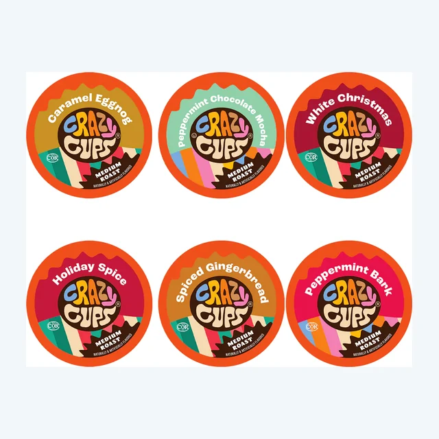 Holiday Flavored Coffee Pods Variety Pack