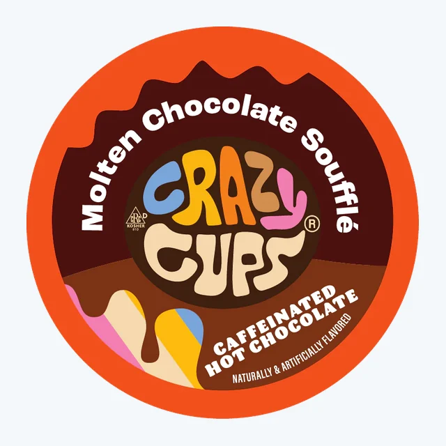 Molten Chocolate Souffle Caffeinated Hot Chocolate Pods