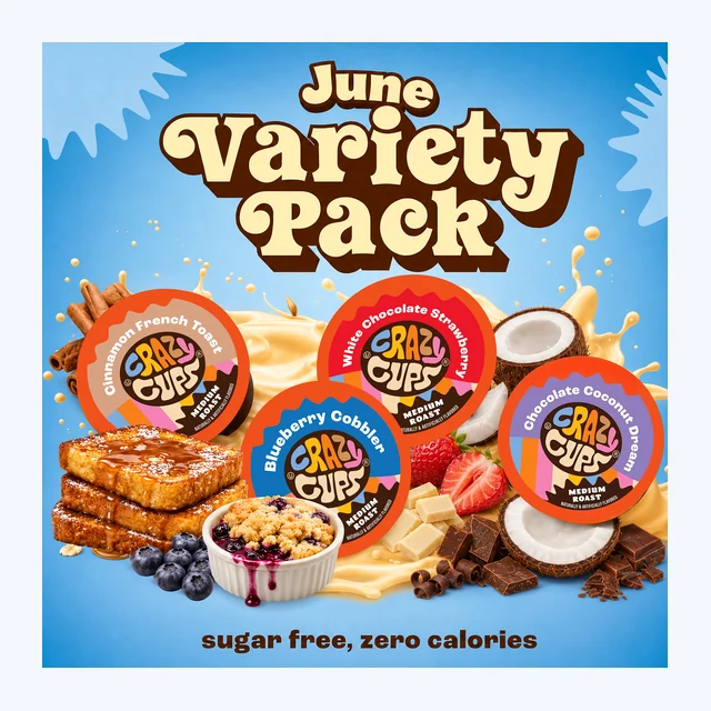 Monthly Curated Flavored Coffee Pod Variety Pack