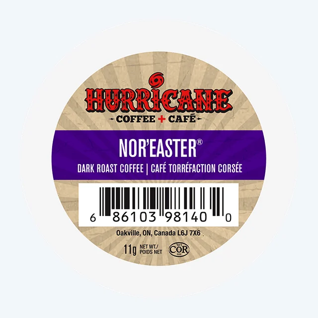 Nor'easter Dark Roast Coffee Pods