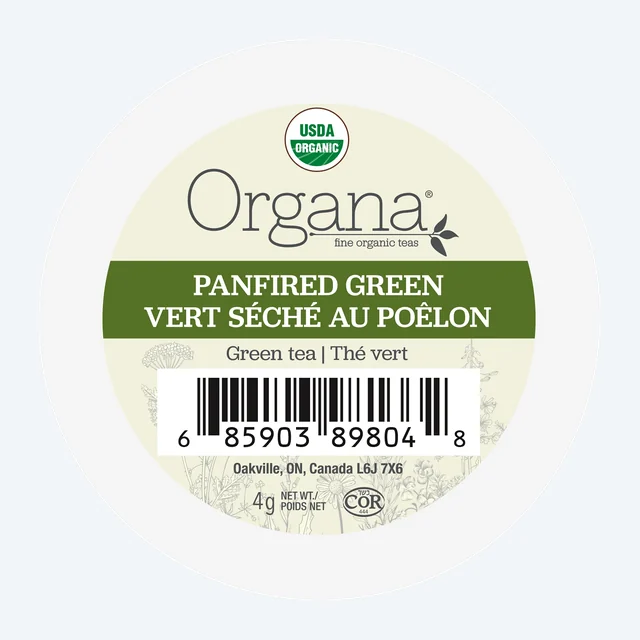 Panfired Fine Organic Green Tea Pods