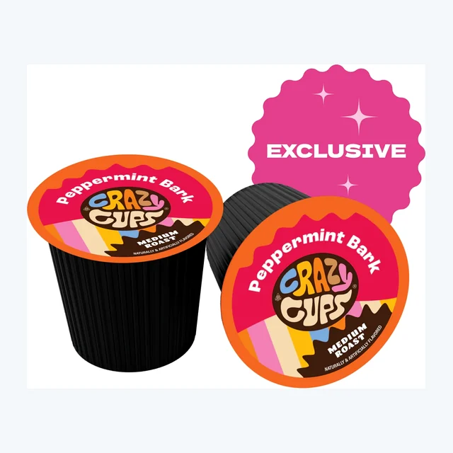 Peppermint Bark Flavored Coffee Pods
