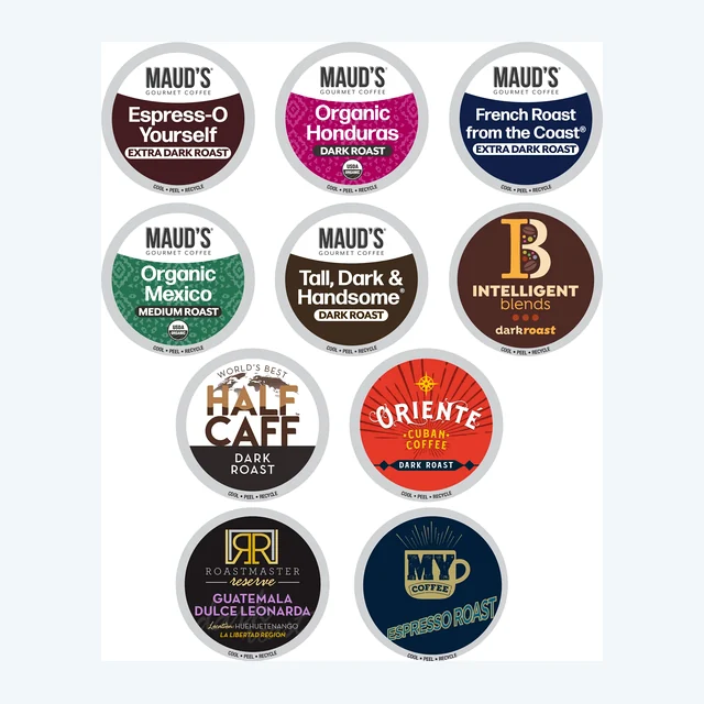 Bold Roast Coffee Pods Variety Pack - 50ct