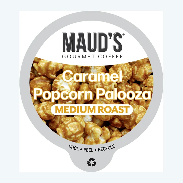 Maud's Caramel Popcorn Flavored Coffee Pods