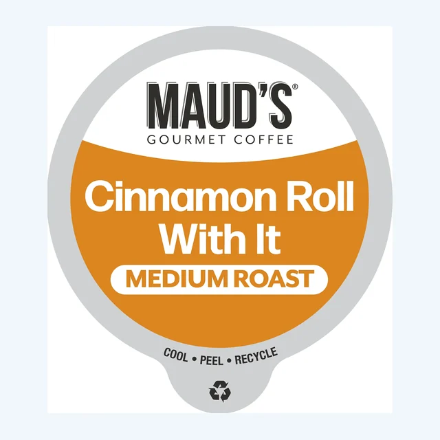 Maud's Cinnamon Roll Flavored Coffee Pods