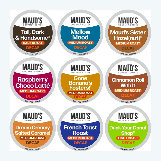 Maud's Decaf Coffee Pods Variety Pack - 80ct