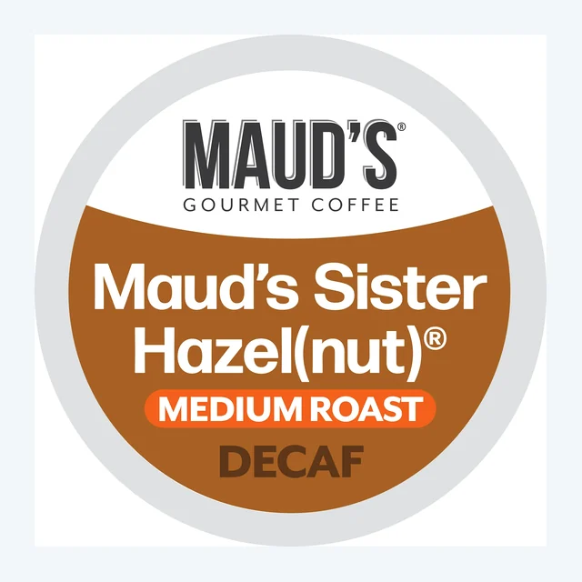 Maud's Decaf Sister Hazelnut Flavored Coffee Pods
