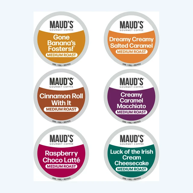 Maud's Flavored Coffee Pods Variety Pack - 24ct