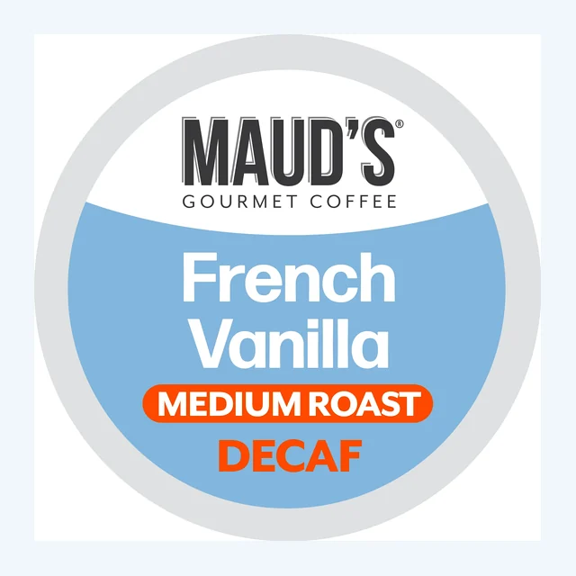 Maud's French Vanilla Decaf Flavored Coffee Pods