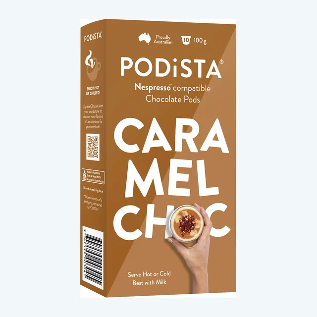 PODiSTA Caramel Chocolate Pod 10pk