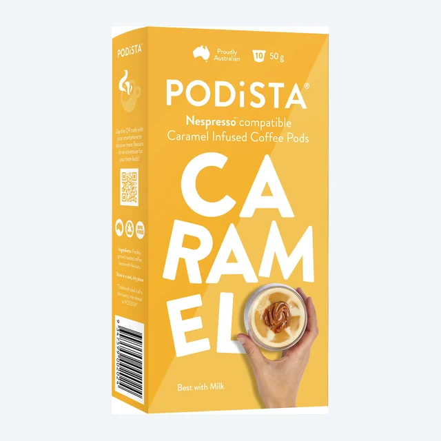 PODiSTA Caramel Coffee Pod 10pk