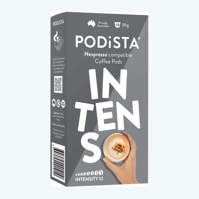 PODiSTA Intenso Coffee (12/10) Pod 10pk