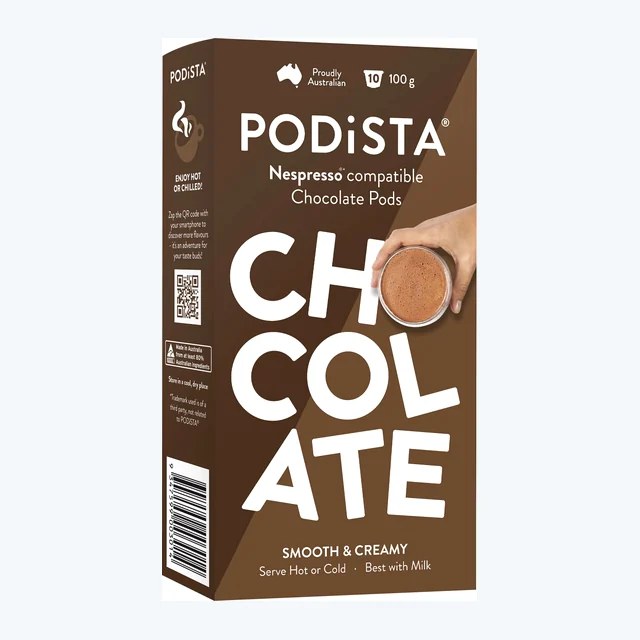 PODiSTA Smooth & Creamy Chocolate Pod 10pk