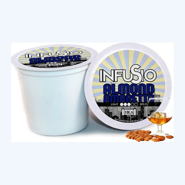 InfuSio Almond Amaretto K Cups 96 Count Flavored Coffee Pods