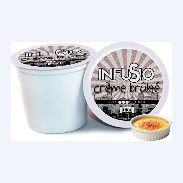 InfuSio Crème Brûlée K Cups 96 Count Flavored Coffee Pods