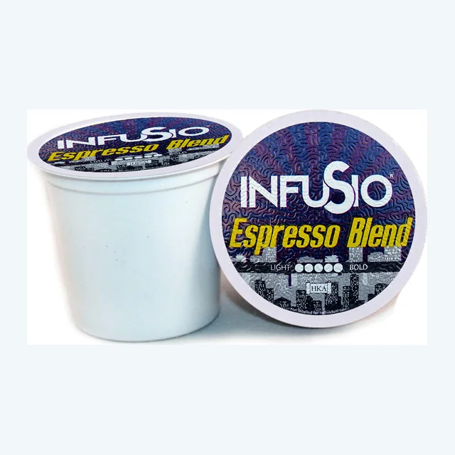 InfuSio Espresso Blend K Cups 96 Count Flavored Coffee Pods