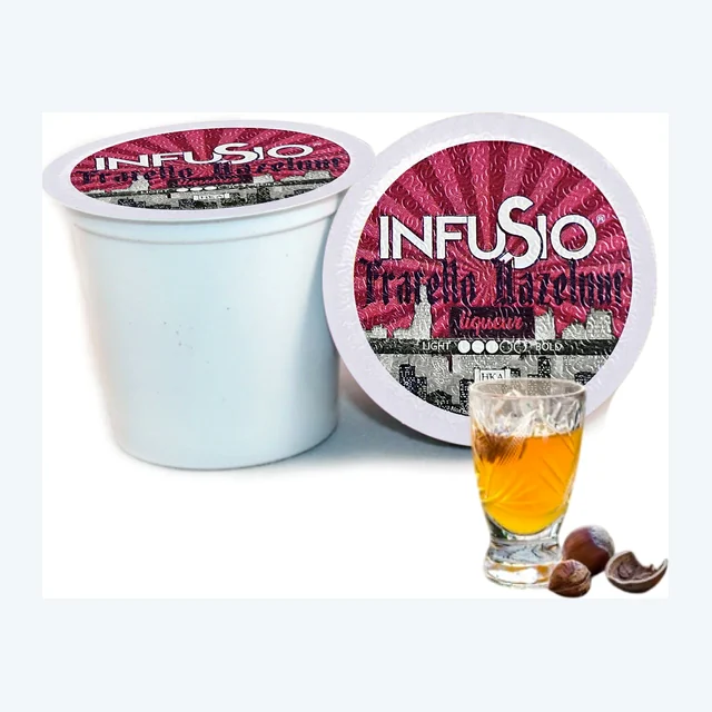 InfuSio Fratello Hazelnut K Cups 96 Count Flavored Cocktail-Inspired Coffee Pods