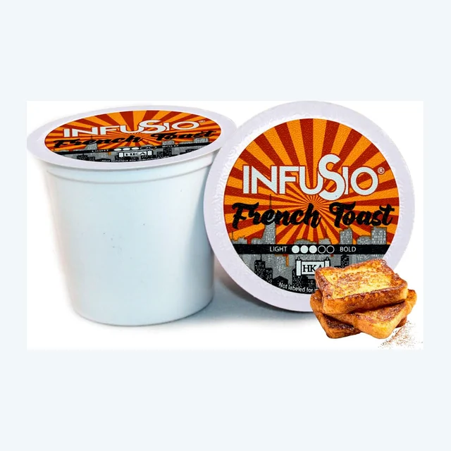 InfuSio French Toast K Cups 96 Count Flavored Coffee Pods