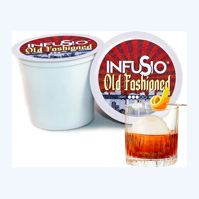 InfuSio Old Fashioned K Cups 96 Count Flavored Cocktail-Inspired Coffee Pods