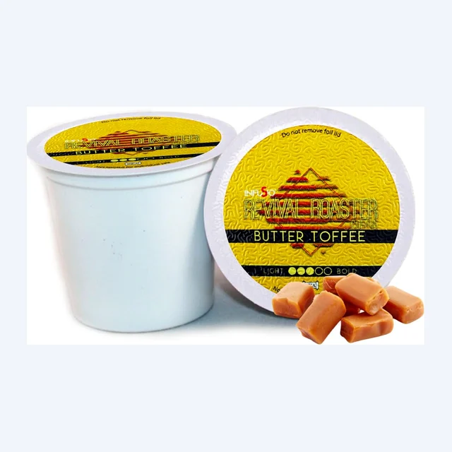 Revival Roaster Butter Toffee K Cups 96 Count