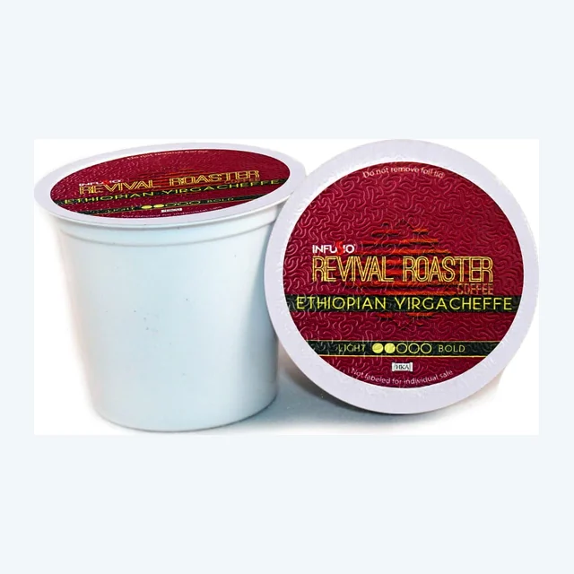 Revival Roaster Ethiopian Yirgacheffe K Cups 96 Count