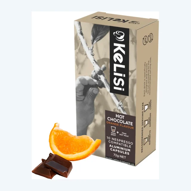KeLiSi Orange Hot Chocolate | Nespresso Compatible Aluminium Capsules