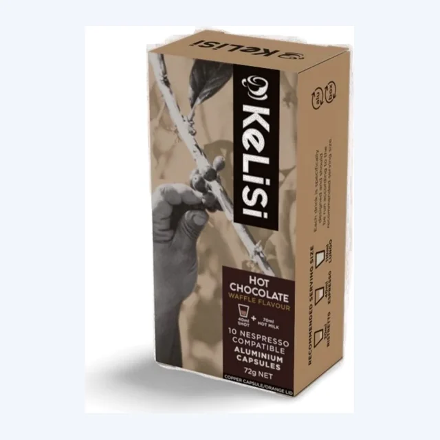KeLiSi Waffle Hot Chocolate | Nespresso Compatible Aluminium Capsules