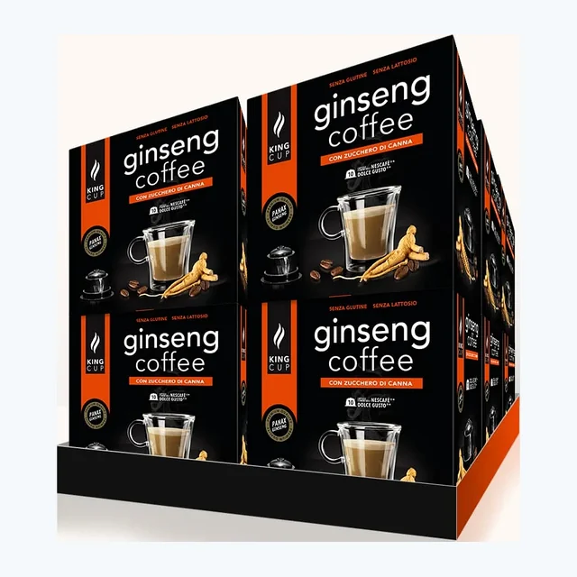 120 capsule Nescafè* Dolce Gusto®* Caffè al ginseng con zucchero di canna