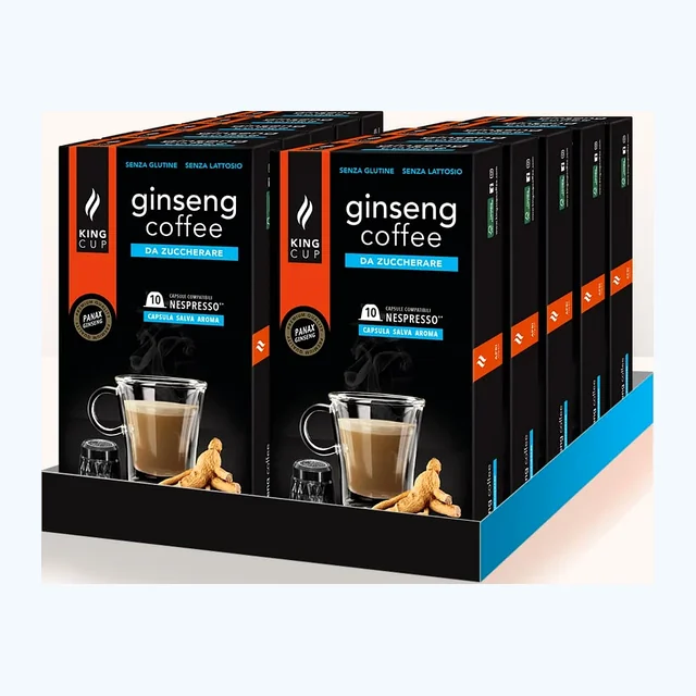 120 capsule Nespresso®* Caffè al ginseng da zuccherare