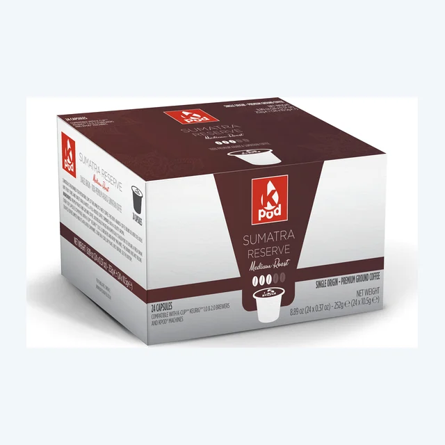 KPod® SUMATRA RESERVE Keurig Compatible Coffee Pods