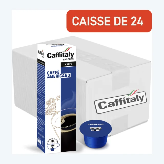Caffitaly | Originale Americano (café filtre) - caisse de 24
