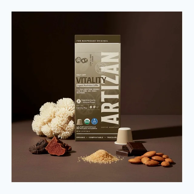 Artizan Pods: Organic Vitality Mushroom (10x)