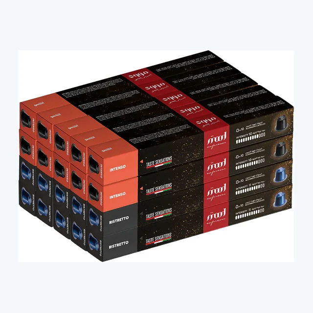 Ristretto + Intenso Nespresso Compatible Aluminium Capsules (200 Capsules)