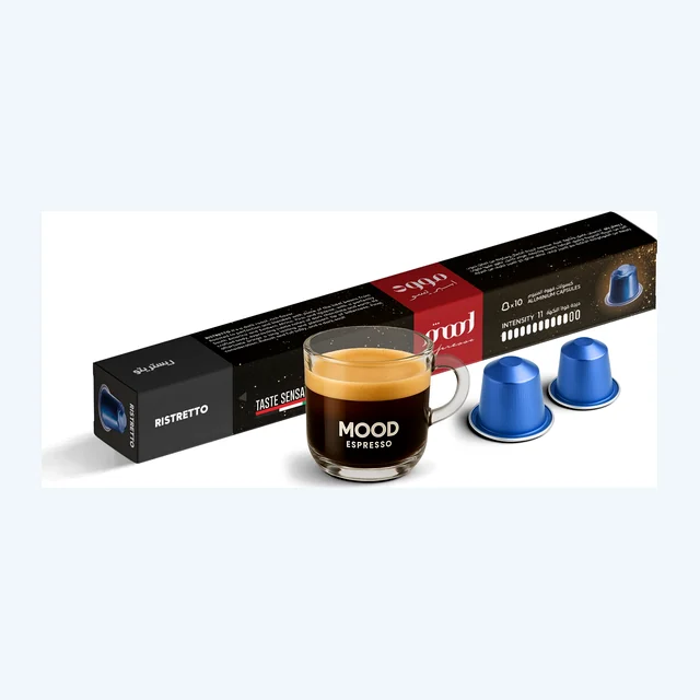 Ristretto - Nespresso Compatible Aluminium Capsule, 10 Capsules