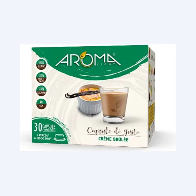 AROMA Creme Brulee 30 Capsule Compatibili A Modo Mio*