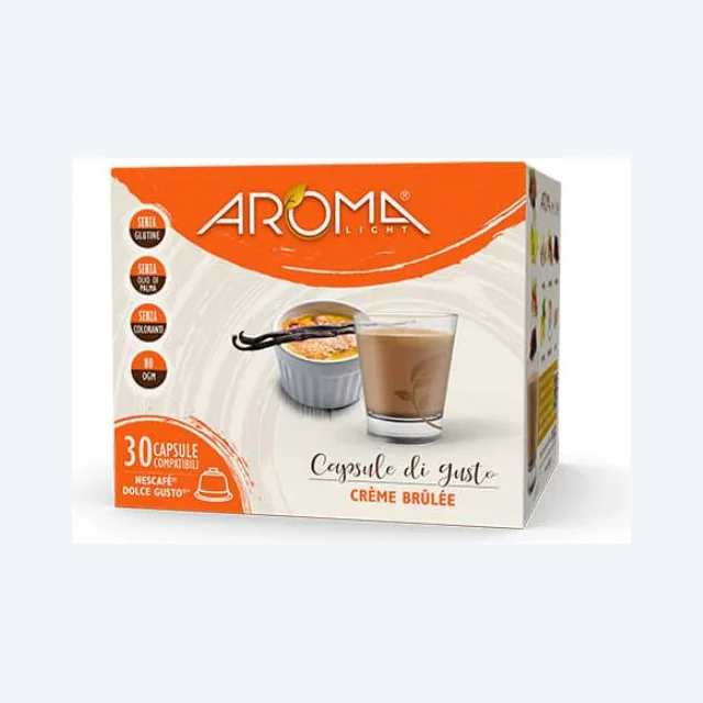 AROMA Creme Brulee 30 Capsule Compatibili Dolce Gusto*