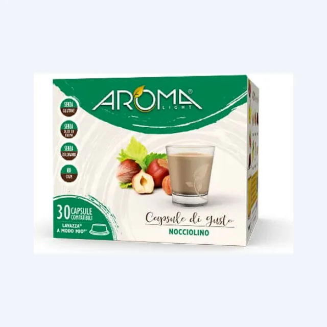 AROMA Nocciolino 30 Capsule Compatibili A Modo Mio*