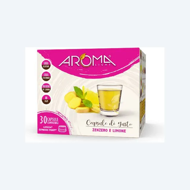 AROMA Zenzero e  Limone 30 Capsule Compatibili Espresso Point*