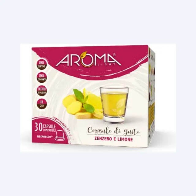 AROMA Zenzero e Limone 30 Capsule Compatibili Nespresso*