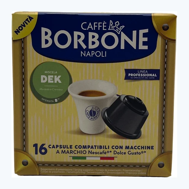 Borbone compatibili Dolce Gusto®* Decaffeinato 16 capsule