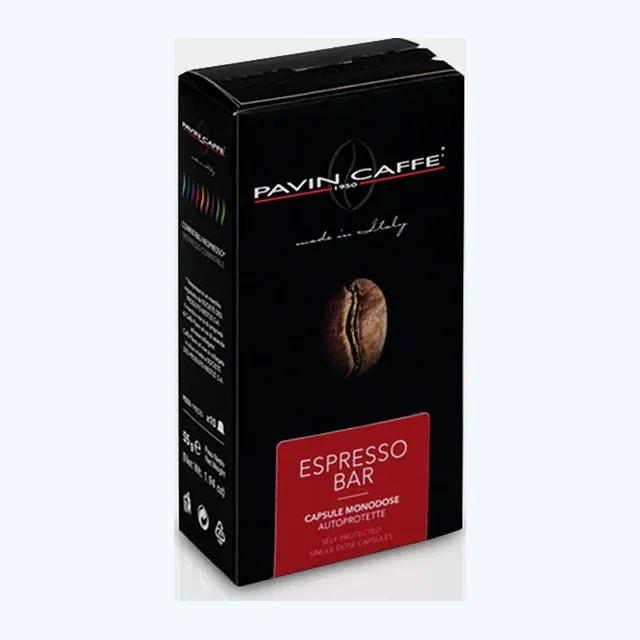 Pavin Caffe Nespresso Compatible Capsules Espresso Bar 10 CT