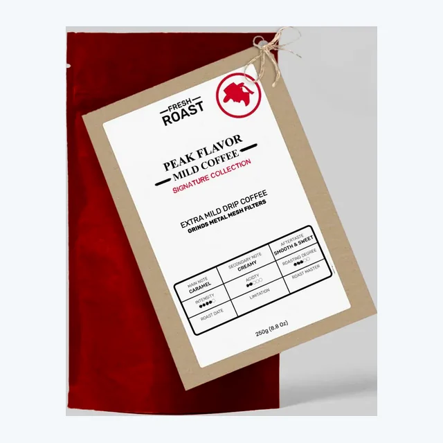 Low Acid Pour Over Coffee - Rich Taste & Creamy Body w/o Bitterness |250g for 25 Brews