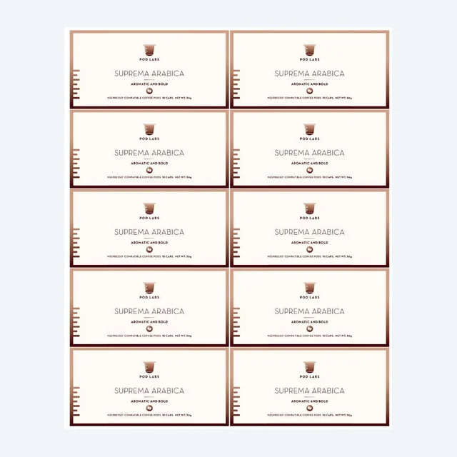 [Bundle Of 10] Pod Labs Nespresso Compatible Suprema Arabica (100 Capsules)